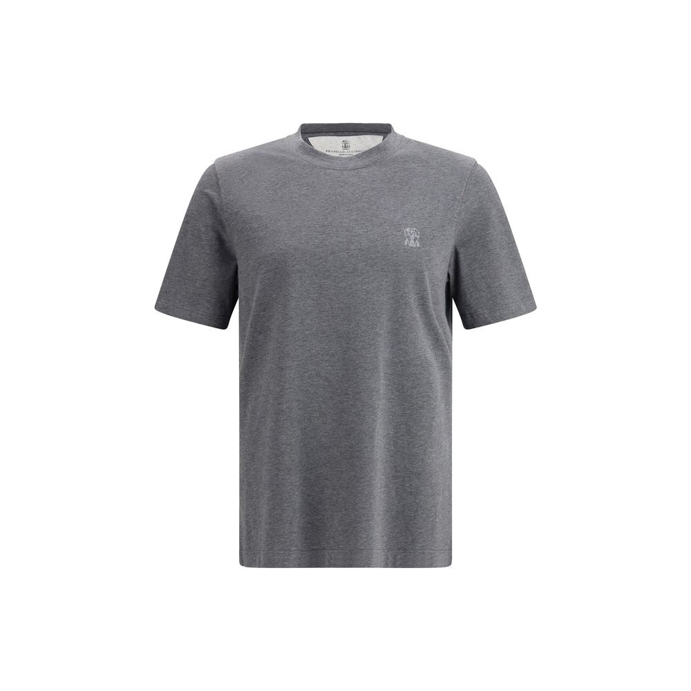 Brunello Cucinelli T-Shirt en Coton Gris - Élégance et Confort