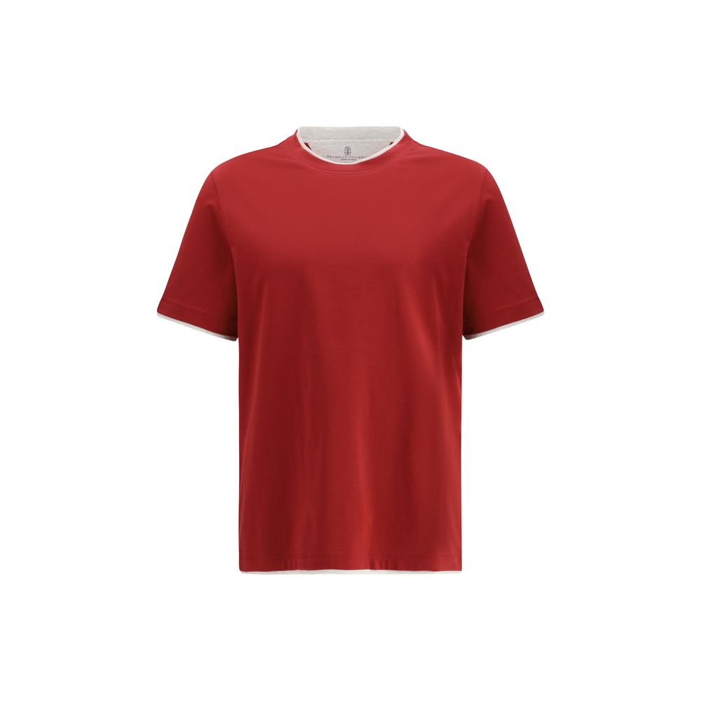 Brunello Cucinelli Multicolor Cotton T-Shirt - SS26