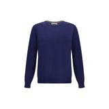 Brunello Cucinelli Blue Fleece Wool Sweatshirt - 3XL