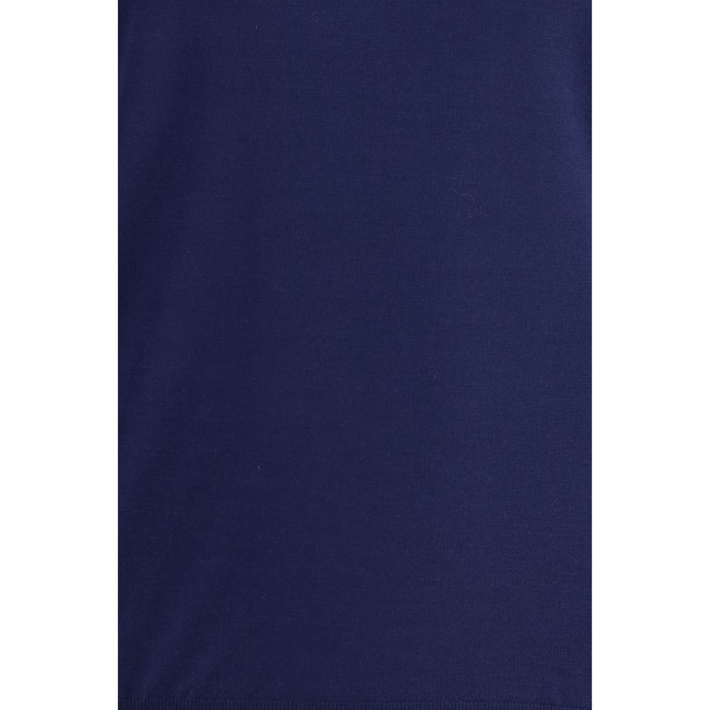 Brunello Cucinelli Blue Fleece Wool Sweatshirt - 3XL