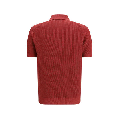 Brunello Cucinelli Rood Katoenen Overhemd