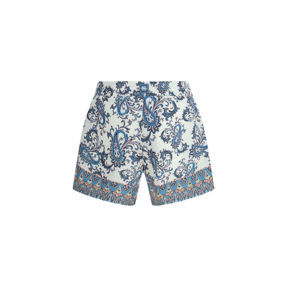 Etro Roma Multicolor Polyester Swim Trunks