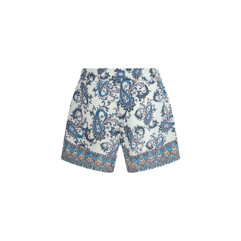 Etro Roma Multicolor Polyester Swim Trunks