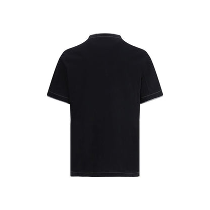 Brunello Cucinelli Zwart Katoenen T-shirt