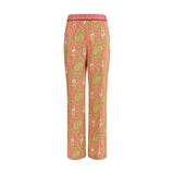 Etro Pantalon Bootcut Multicolore en Polyester avec Imprimé Paisley
