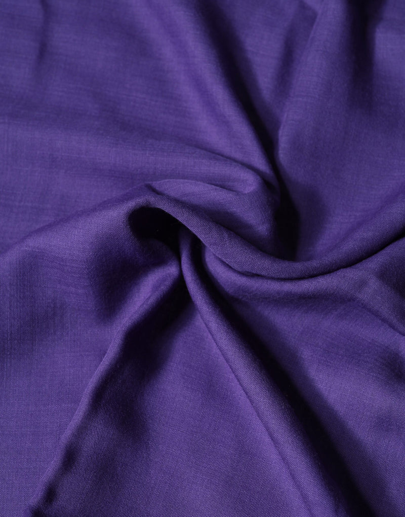 Dolce & Gabbana Purple Lace Stole Cotton Wrap Shawl Scarf