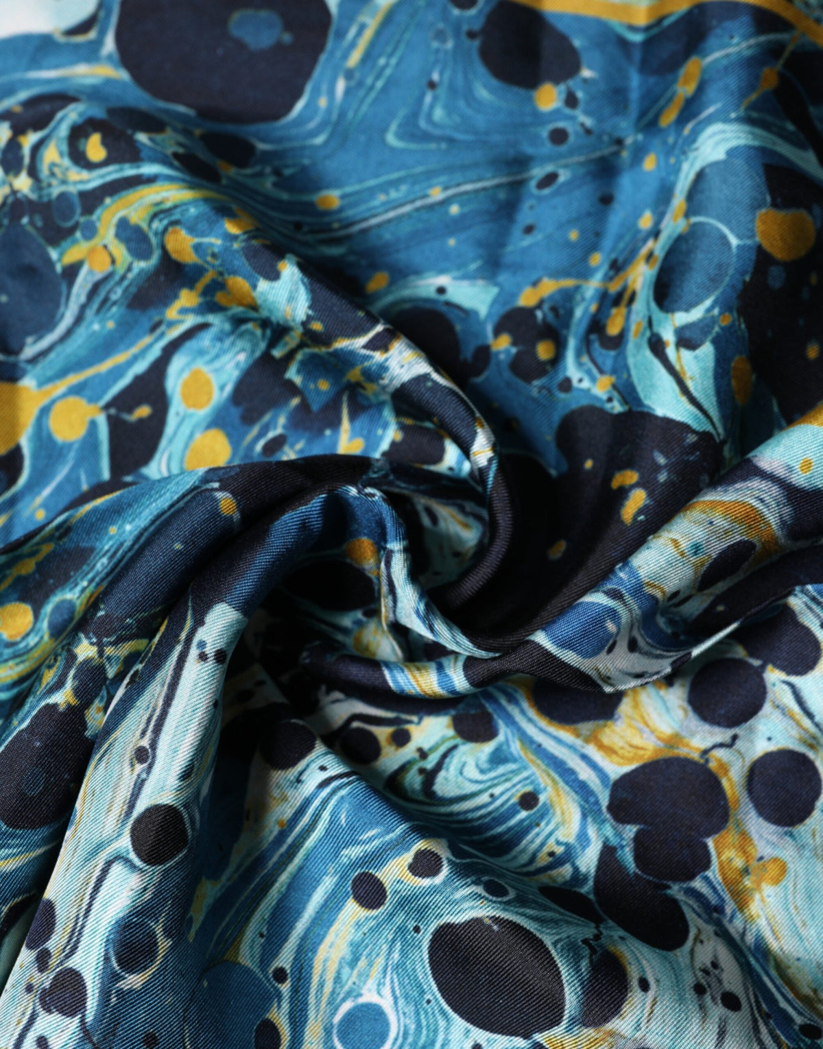 Foulard carré Dolce &amp; Gabbana multicolore effet marbre