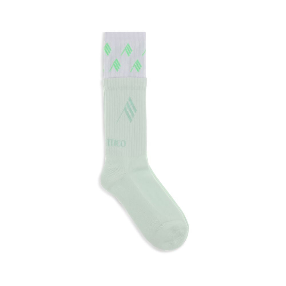 The Attico Green Cotton Socks - Style Meets Comfort