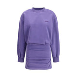 Robe Mini en Coton Violet The Attico - Élégance Décontractée pour Femmes