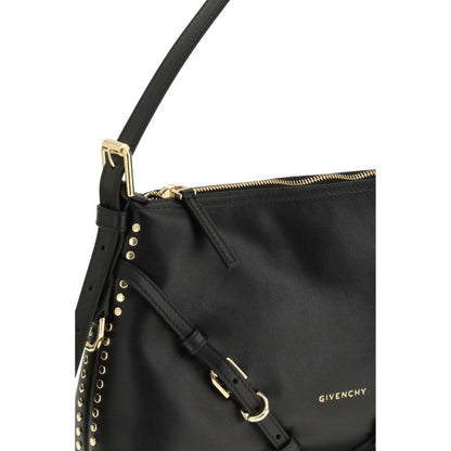 Sac bandoulière Givenchy Bos Taurus en cuir de veau noir