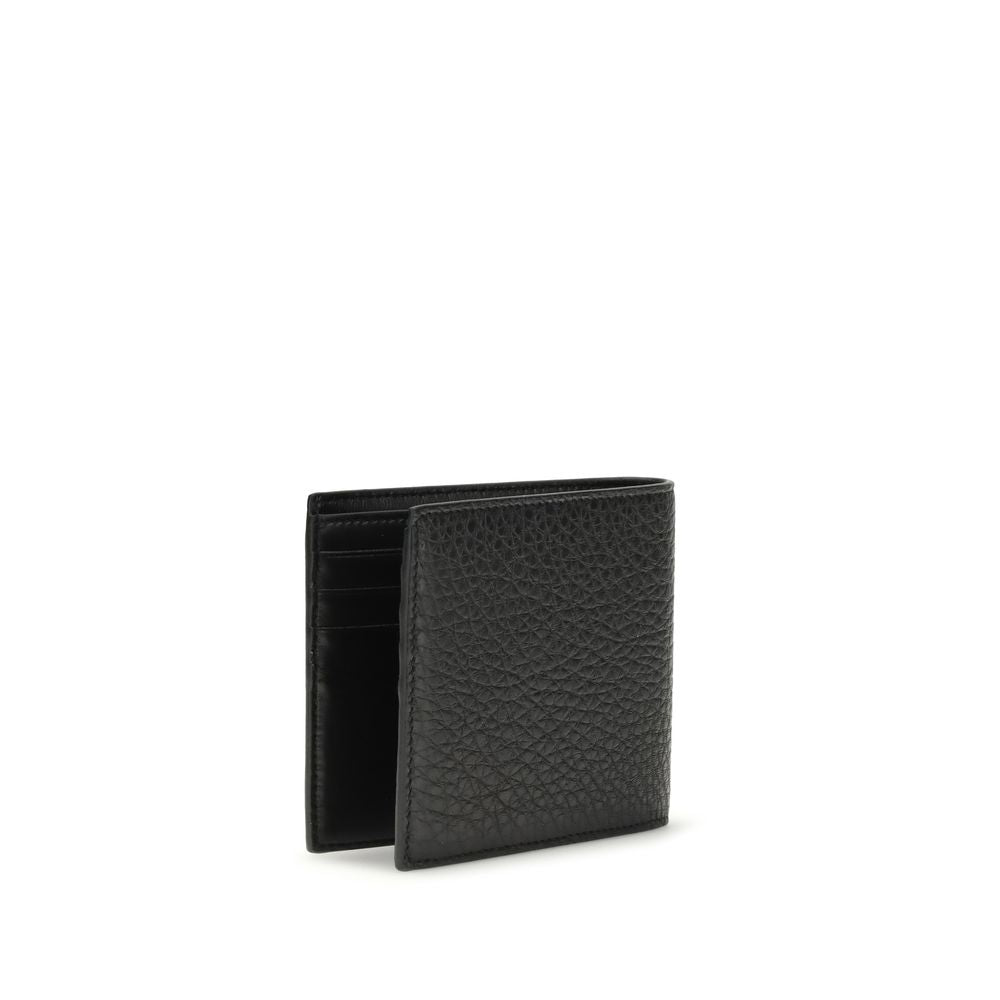 Portefeuille Givenchy en Cuir de Veau Noir Bos Taurus