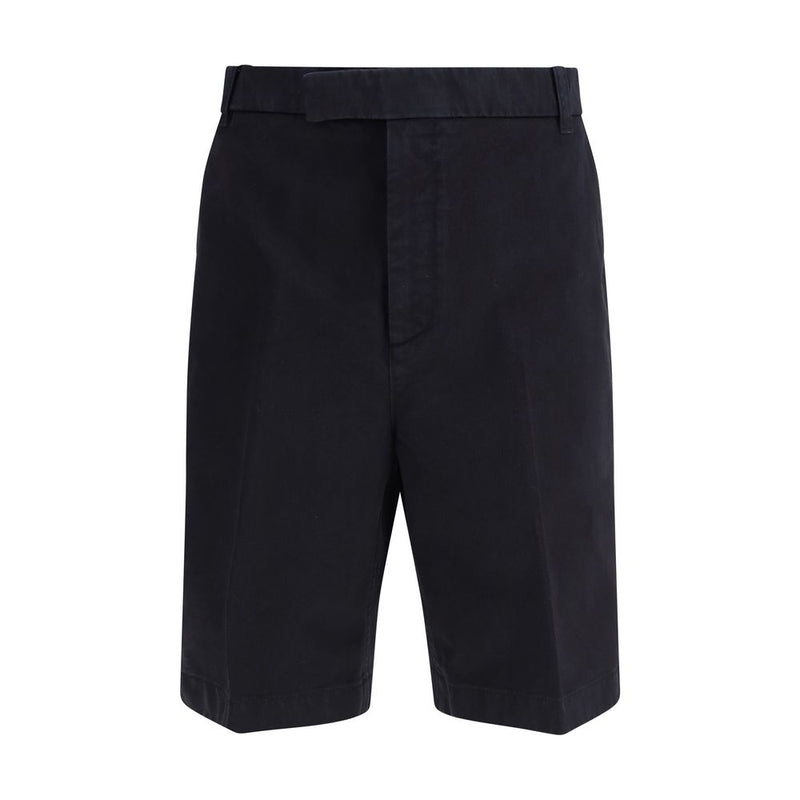 Thom Browne Blue Polyester Bermuda Shorts - SS26