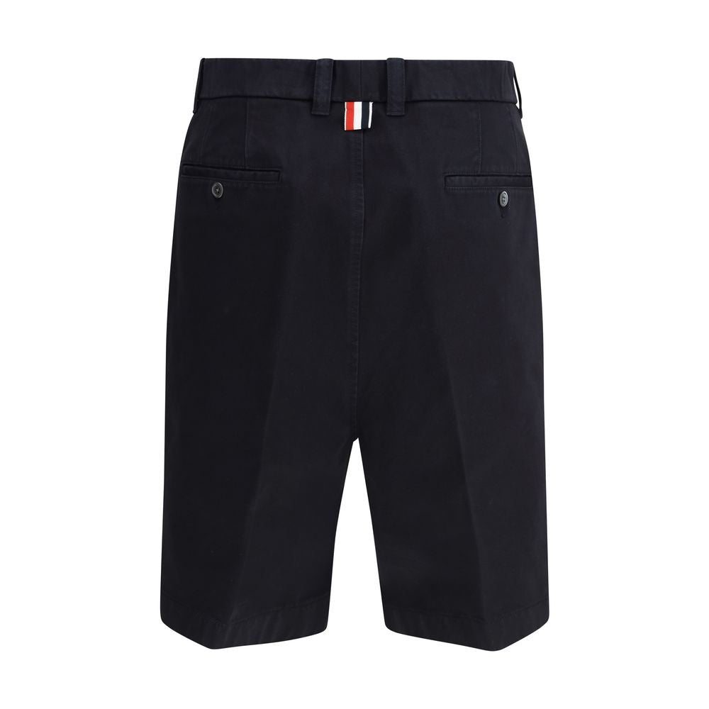 Thom Browne Bermuda Shorts en Polyester Bleu