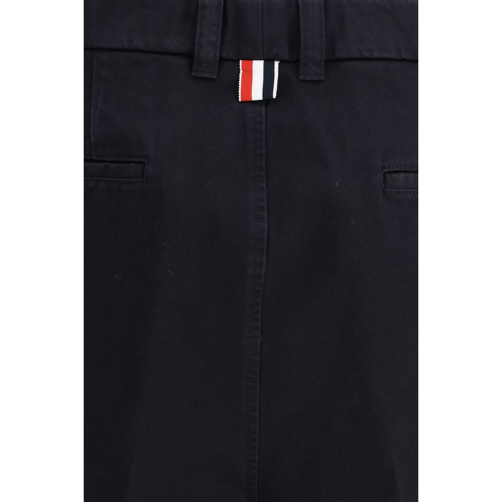 Thom Browne Bermuda Shorts en Polyester Bleu