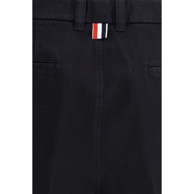 Thom Browne Blue Polyester Bermuda Shorts - SS26