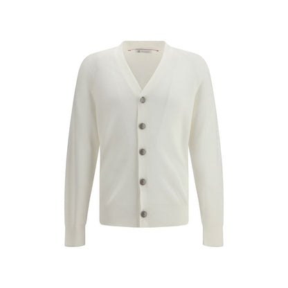 Brunello Cucinelli wit katoenen vest