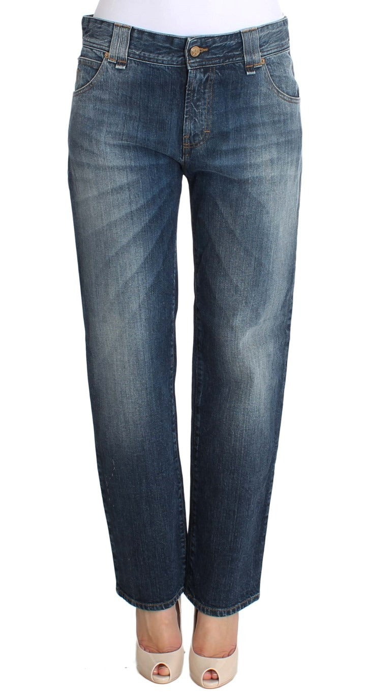 Jean en Denim Stretch Relaxed Fit John Galliano Blue Wash