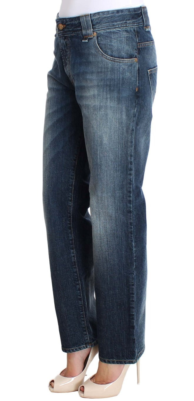Jean en Denim Stretch Relaxed Fit John Galliano Blue Wash