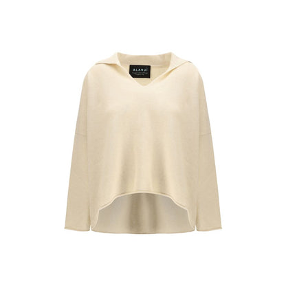 Pull en cachemire beige Alanui