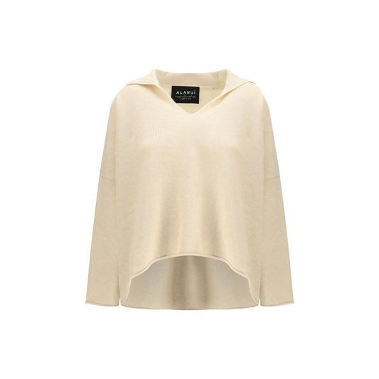 Pull en cachemire beige Alanui