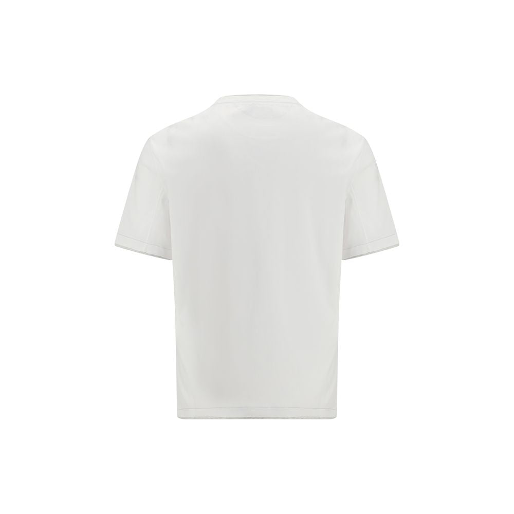 Brunello Cucinelli White Cotton T-Shirt - SS26