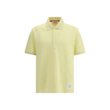 Polo Shirt en Coton Jaune Thom Browne