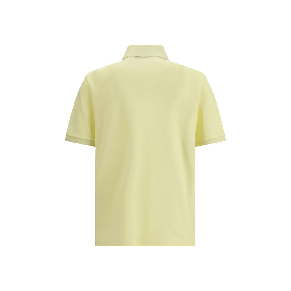 Polo Shirt en Coton Jaune Thom Browne
