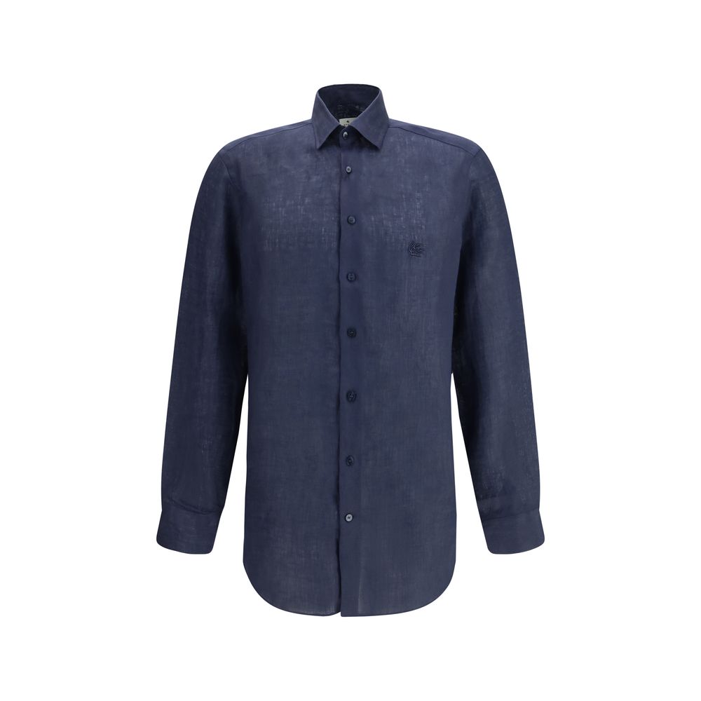 Chemise en jean bleu Etro