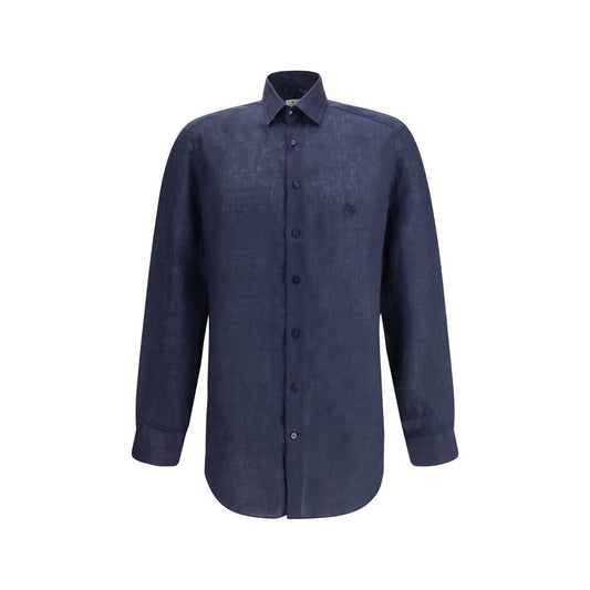Chemise en jean bleu Etro