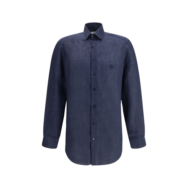 Chemise en Denim Bleue Etro - Élégance Décontractée