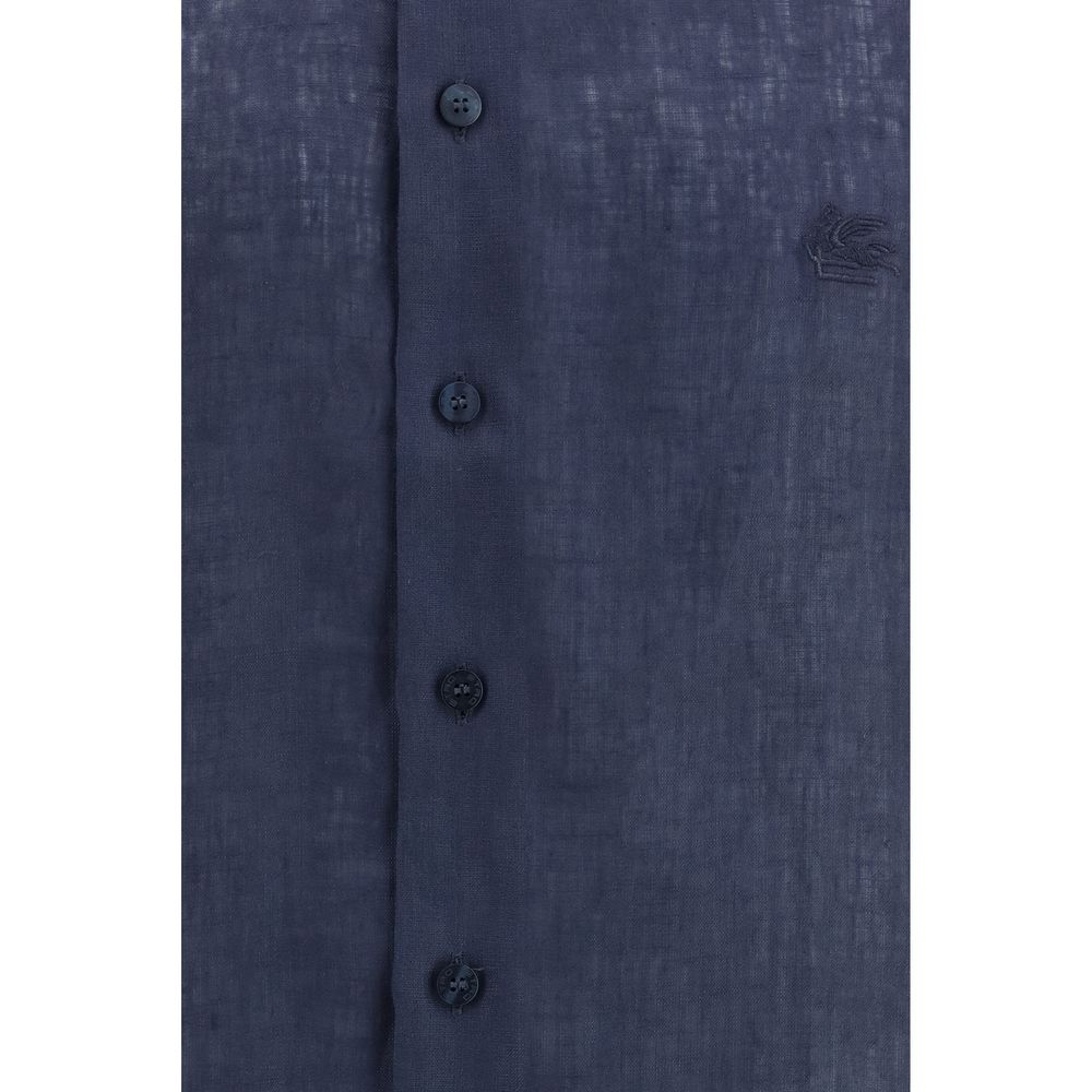 Chemise en Denim Bleue Etro - Élégance Décontractée