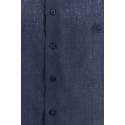 Chemise en jean bleu Etro