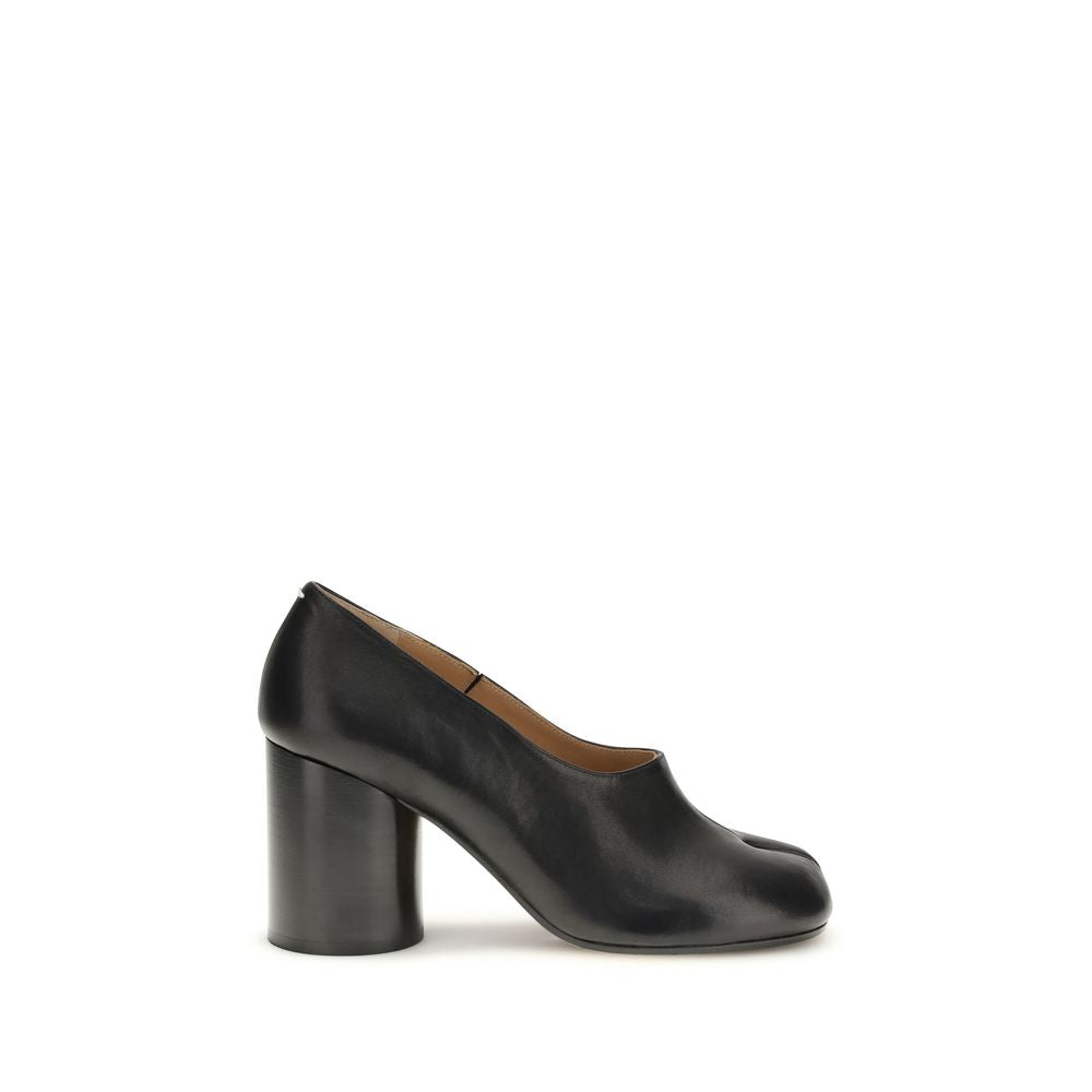 Margiela Zwarte Kalfsleren Bos Taurus Plateau Pumps