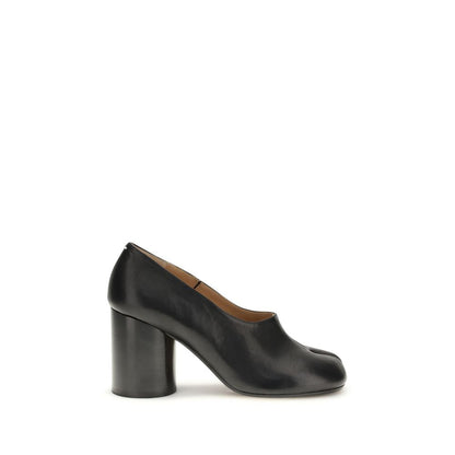 Margiela Zwarte Kalfsleren Bos Taurus Plateau Pumps