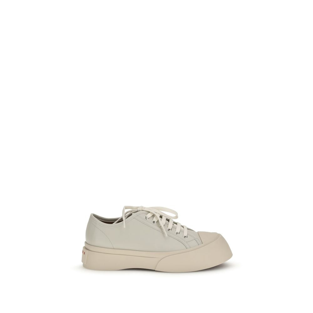 Marni White Napa Leather Pablo Sneakers - Élégance et Confort