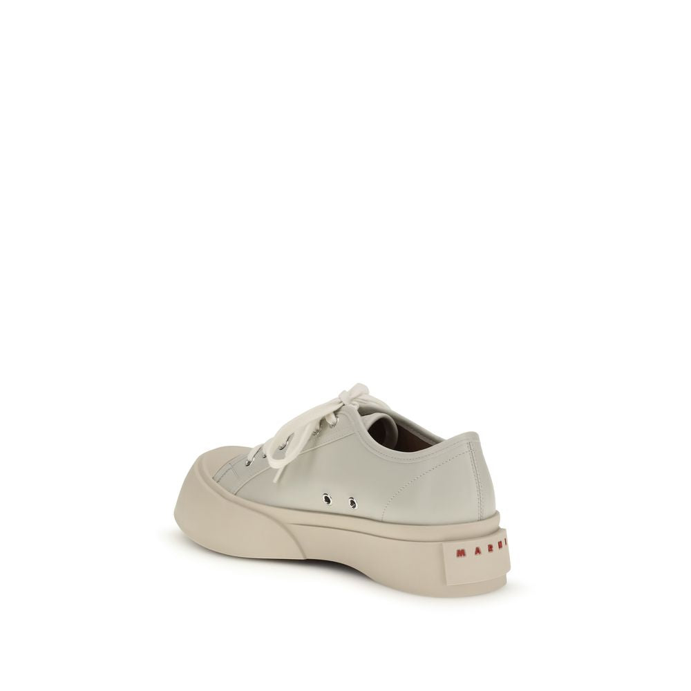 Marni White Napa Leather Pablo Sneakers - Élégance et Confort