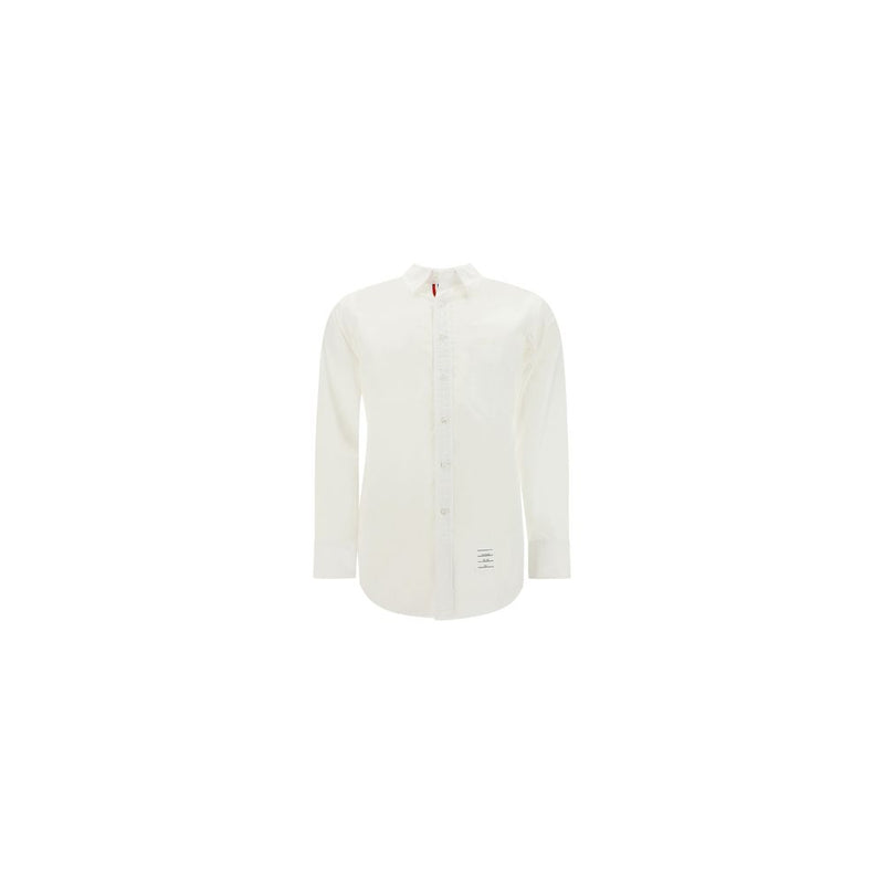 Chemise en Coton Blanche Thom Browne - Modèle Classique