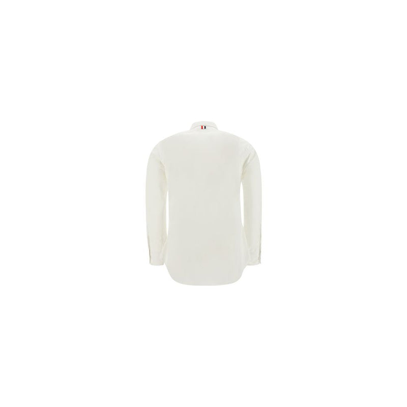 Chemise en Coton Blanche Thom Browne - Modèle Classique