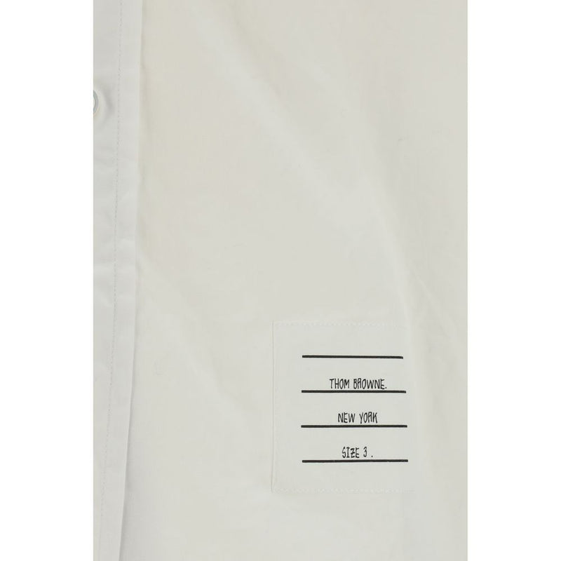 Chemise en Coton Blanche Thom Browne - Modèle Classique
