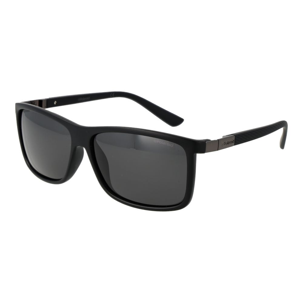 Lunettes de soleil Polaroid noires en plastique