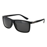 Lunettes de soleil Polaroid noires en plastique