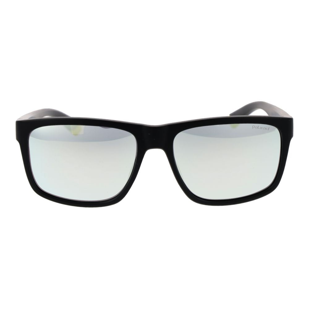 Lunettes de soleil Polaroid en plastique noir