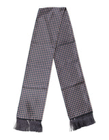 Foulard Dolce &amp; Gabbana à franges noires à motifs 