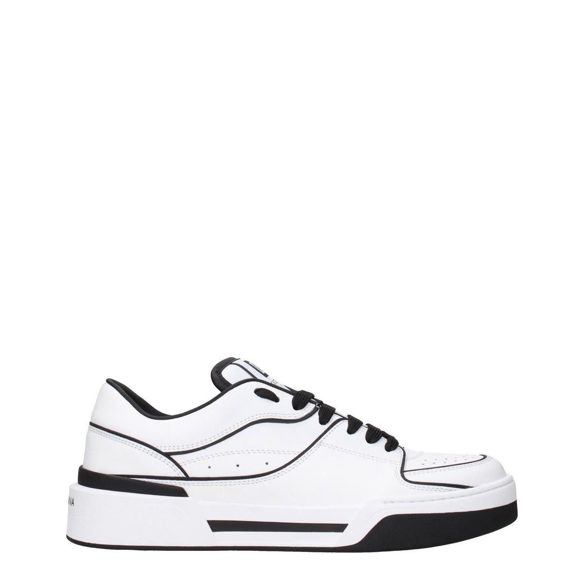 Dolce & Gabbana White Leather Sneakers for Men