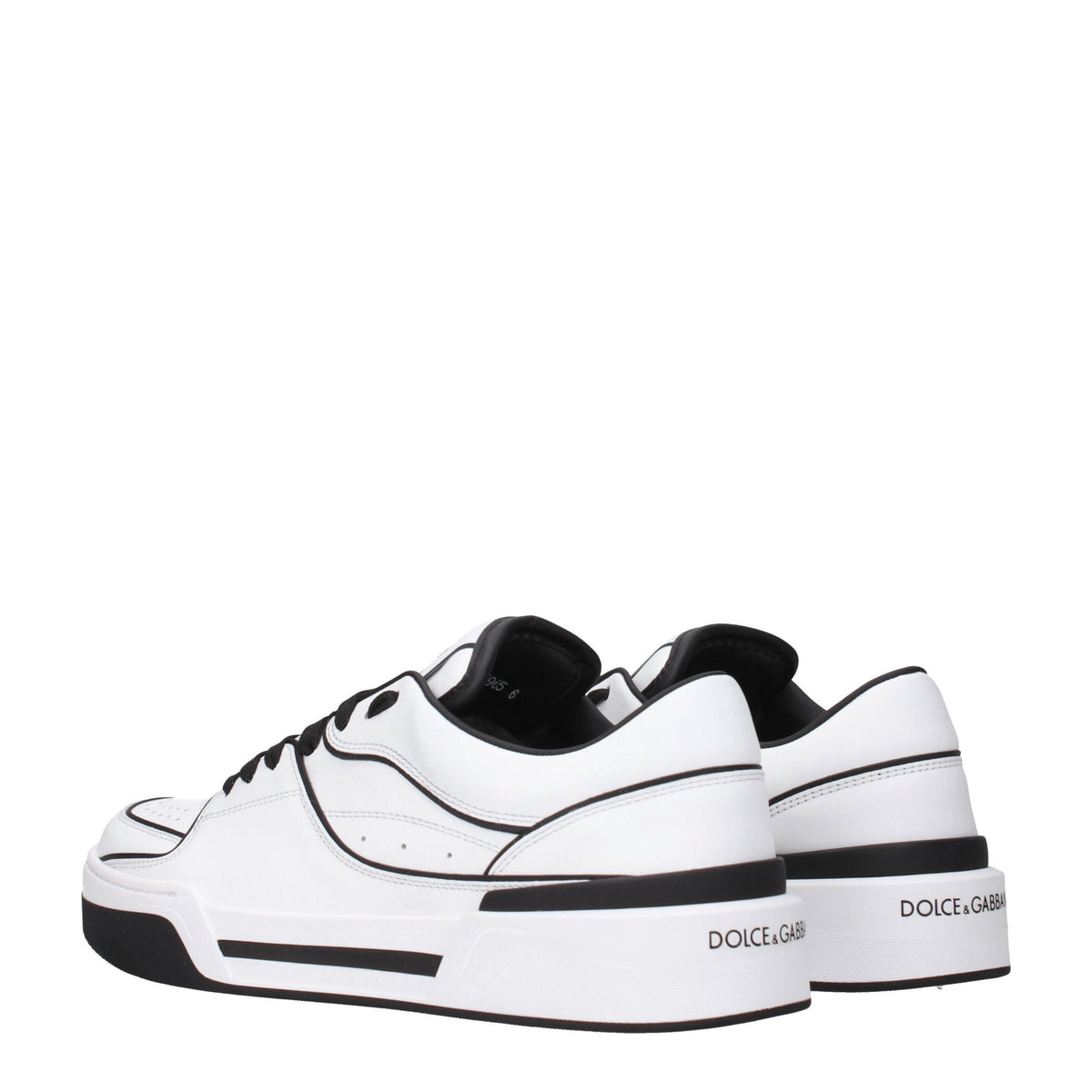 Dolce & Gabbana White Leather Sneakers for Men