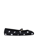Dolce & Gabbana Black Fabric Ballet Flats - Élégance et Confort