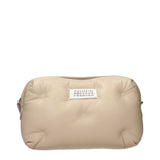 Maison Margiela Beige Leather Clutch Bag - Élégant et Polyvalent