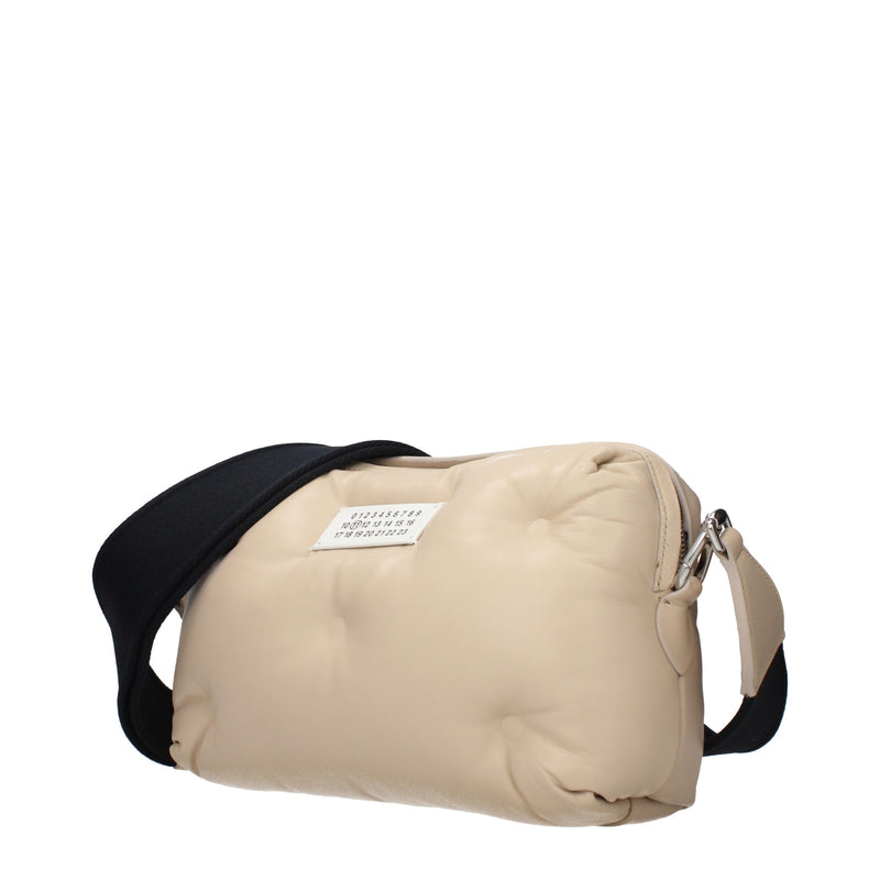 Maison Margiela Beige Leather Clutch Bag - Elegant & Versatile