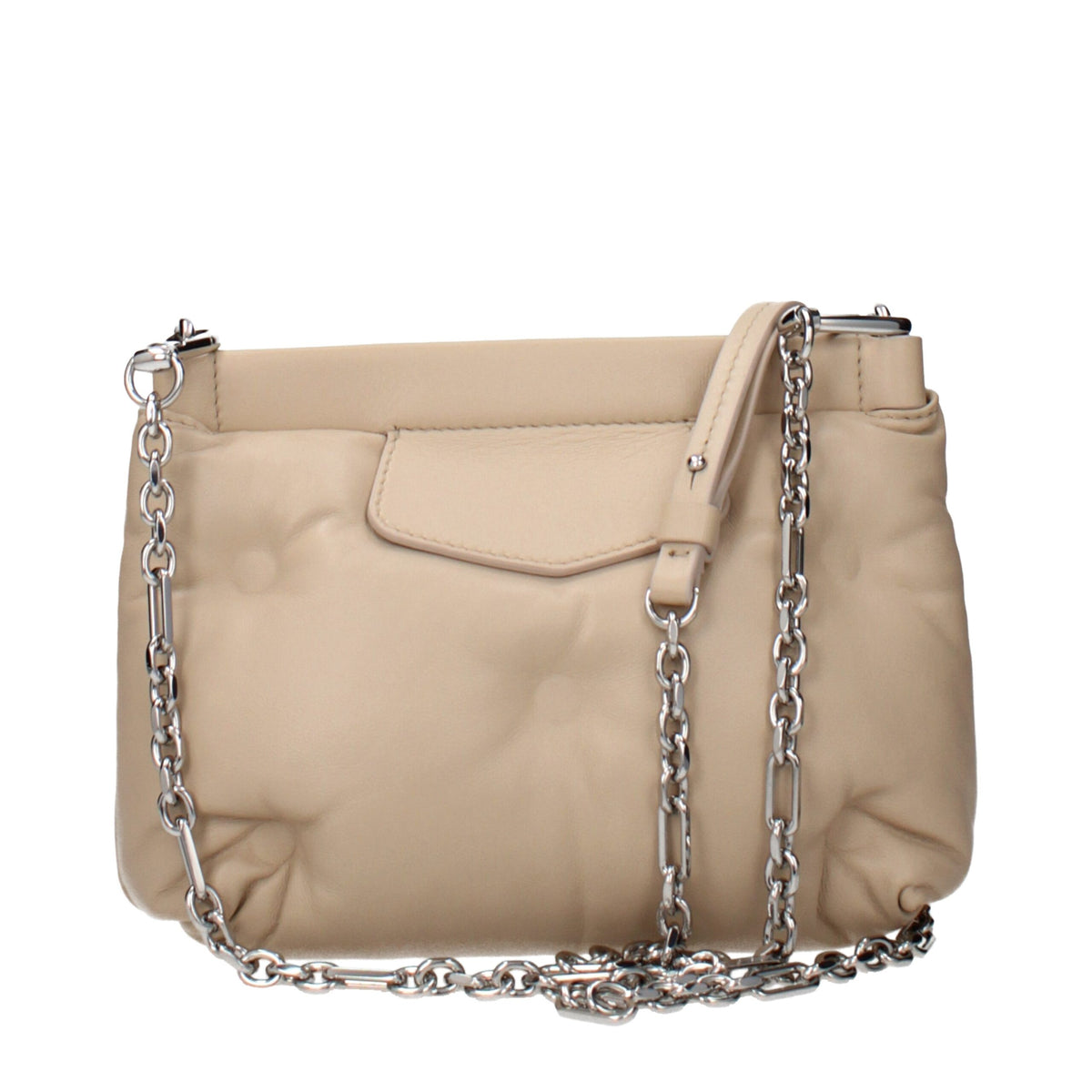 Maison Margiela Beige Leather Crossbody Bag - Luxe et Polyvalent
