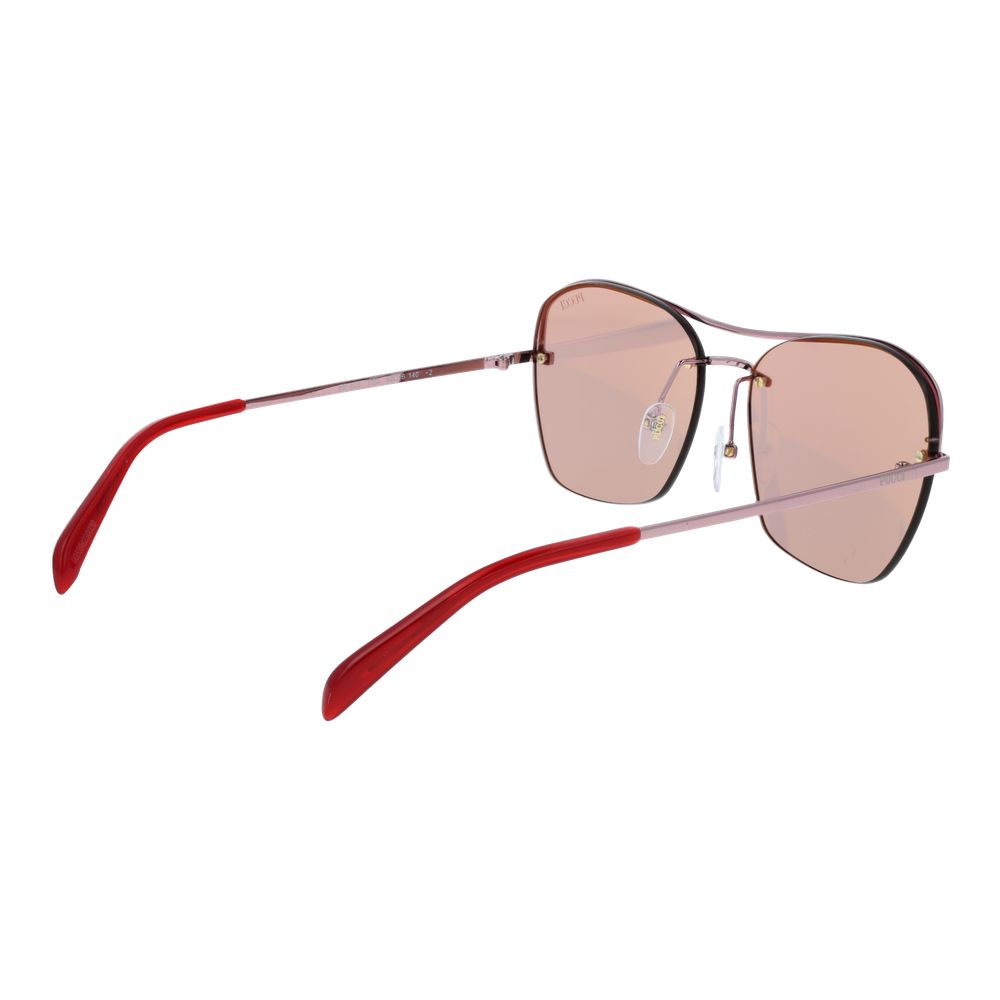 Emilio Pucci Rose Gold Metal Sunglasses for Women